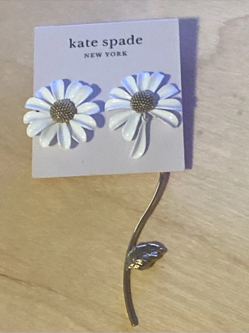 NWT Kate Spade Into The Bloom Statement Earrings